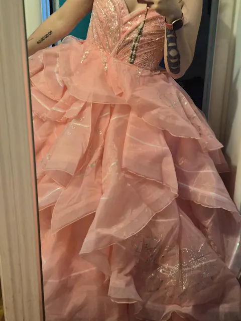 【Ready For Ship】【Size S-3XL】DokiDoki Movie Cosplay Costume Pink Bubble Dress