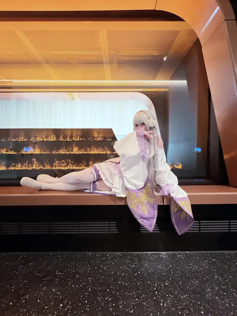 【Partially Ready For Ship】DokiDoki-SR Anime Cosplay Costume Women Purple Fantasy Dress