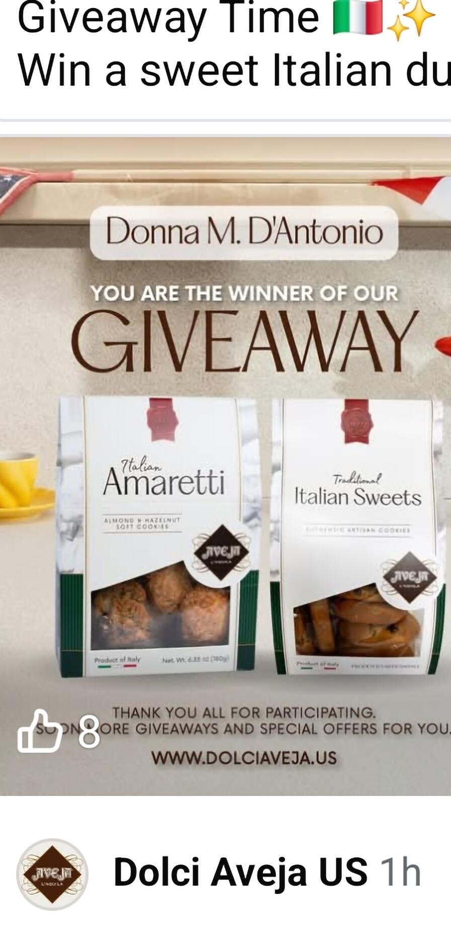 Assorted Italian Amaretti Soft Cookies - Dolci Aveja – Dolci Aveja US