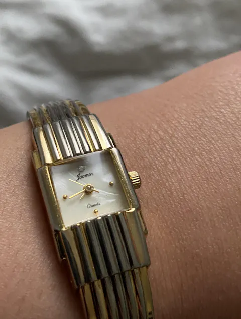 Reloj Jacmor Mujer Máquina Suiza Eta Años 90s Brazalete Único