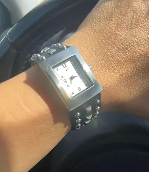 Reloj Kenneth Cole Mujer Año 2005 Cuff Original Tachas