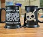 Morgan's Cove House Tankard Tiki Mug w/2 Skull Swizzles