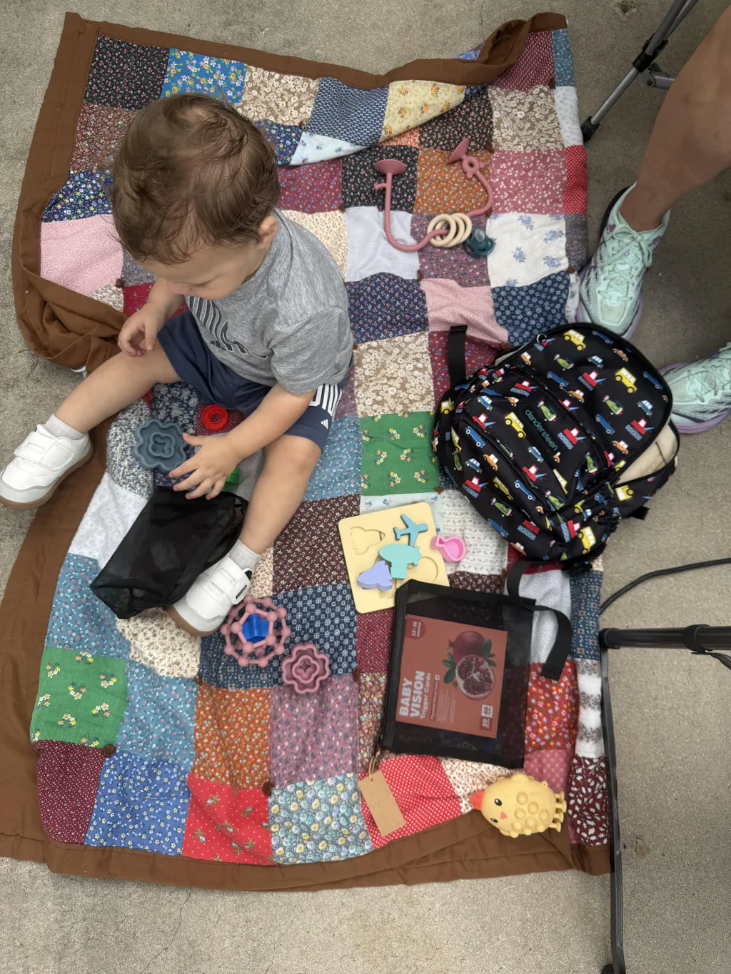 1 Year Old Kid Toy Set + Backpack
