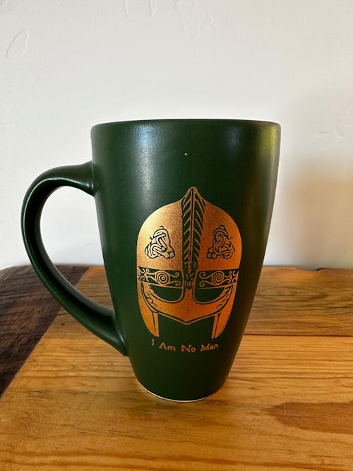Craft Your Own LOTR-Inspired Hero Mug: Handmade and Customizable.