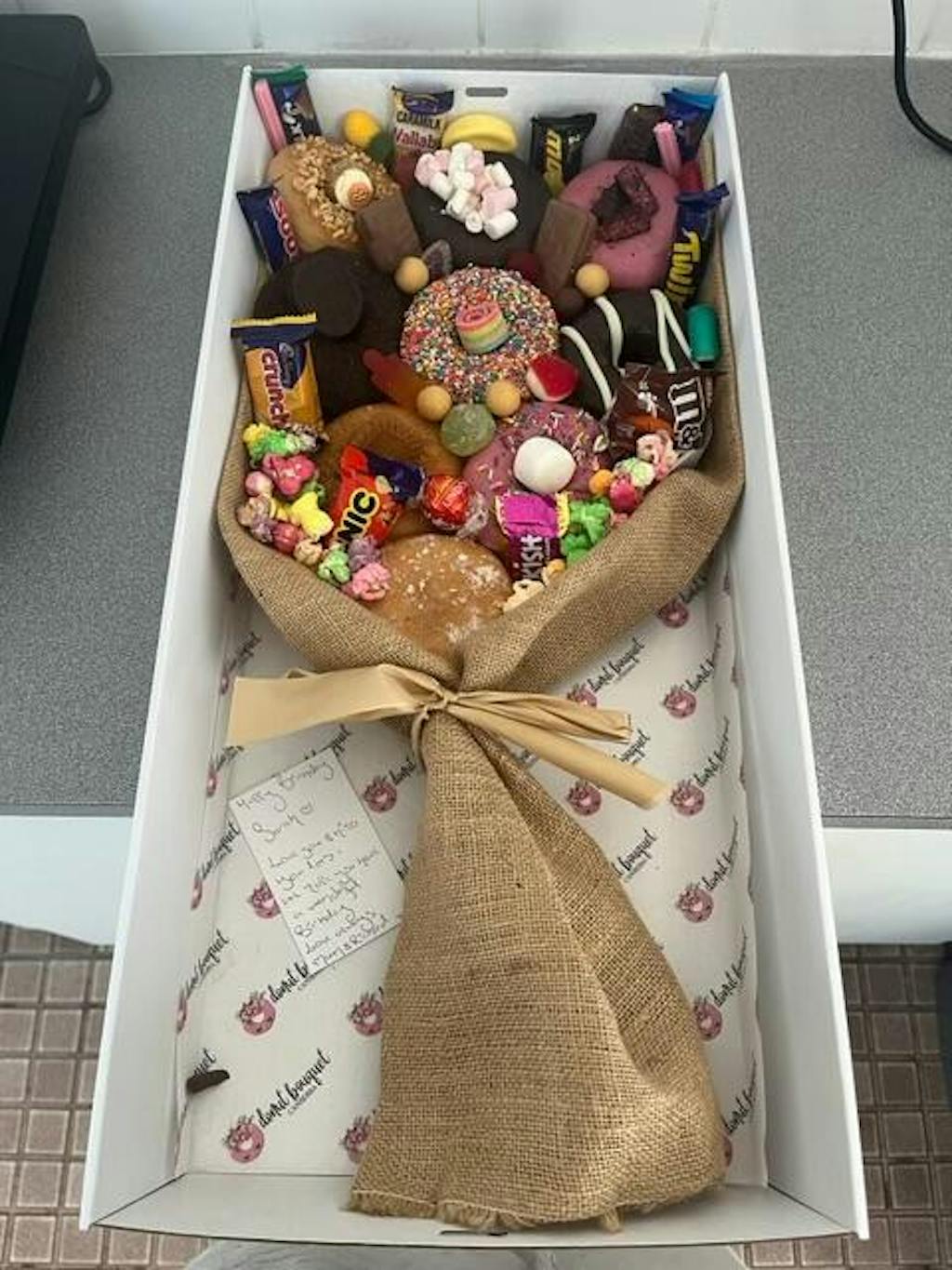Classic Donut Bouquet Gift Box Donut Delivery Canberra Donut Box