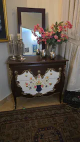 Blooming Tradition - Wooden Dresser