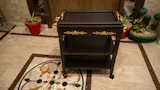 Golden Grace Trolley - Removable Tray Top & Two Drawers