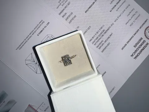 7.0ct Radiant Cut Hiden Halo Pave Moissanite Diamond Engagement Ring