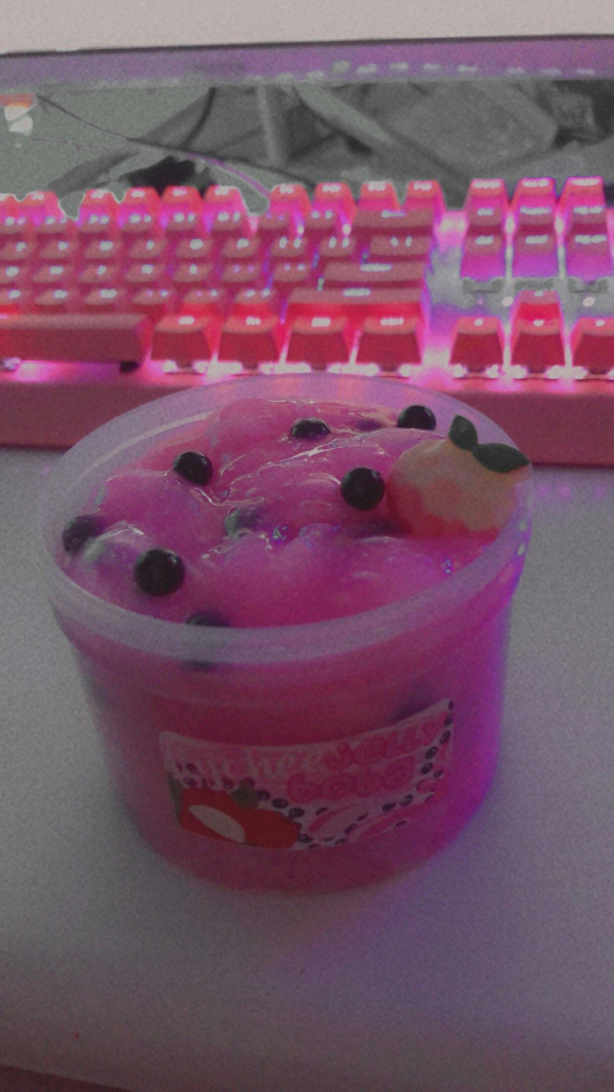 Lychee Jelly Boba Jelly Cube Slime Shop Slime Dope Slimes