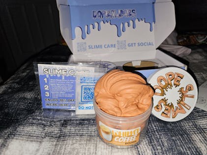 Dope Slimes Whipped Coffee memoryDOUGH Slime - 8 oz