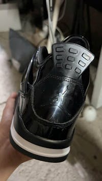 AJ 4 Retro 11Lab4 Black Patent Leather Shoes Sneakers - nk0004151