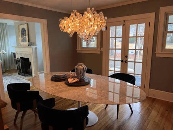 Trento Clustered Glass Linear Chandelier