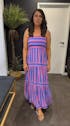 Robe Maxi à Rayures