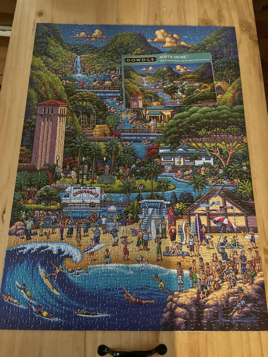 North Shore 1000 Piece Dowdle Jigsaw Puzzle Boardwalk Puzzles