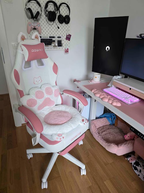 Dowinx Cat Paw Series LS-66D52 White-pink