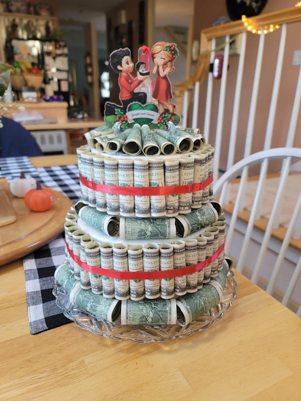 Engagement Proposal Ornament – Personalized Acrylic Ornament,  Custom Couple Keepsake