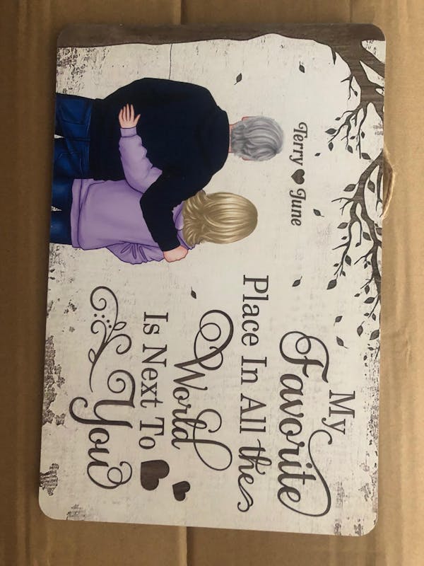 Custom Couple Commemorative Poster | Beautiful Illustrated Poster - The Perfect Gift to Convey Love and Memories | A Heartwarming Decoration for Couples on Special Occasions