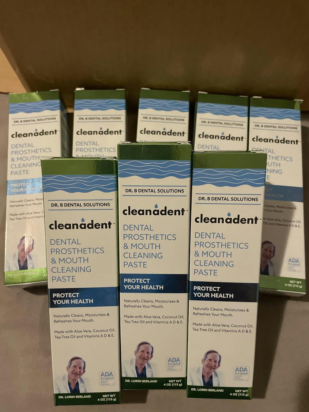 NonAbrasive Toothpaste for Dentures Cleanadent Paste by Dr .B Dr