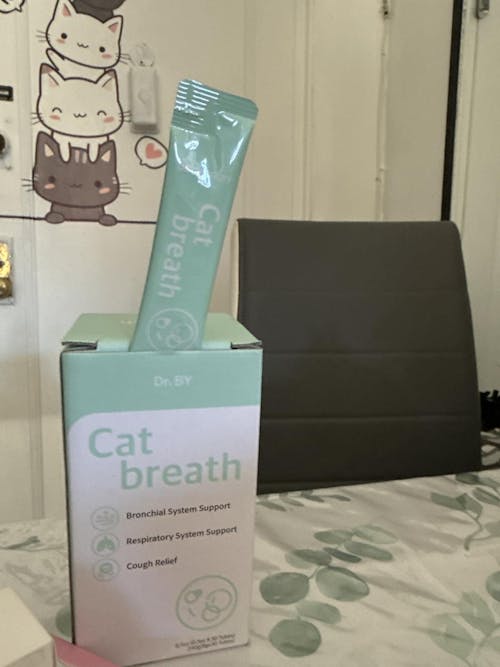 ドクターバイ キャットブレス | 猫のケアサプリ, 咳の緩和, 気管支の健康, 呼吸器の健康