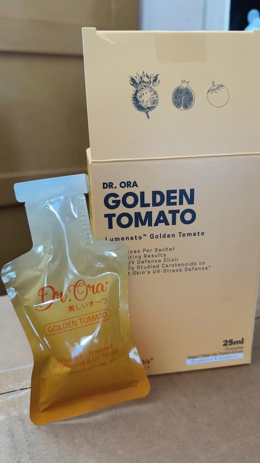Golden Tomato Oral Sunblock Singapore - Best Skin Whitening Supplement | UV Protection, Brighten Skin & Fade Dark Spots