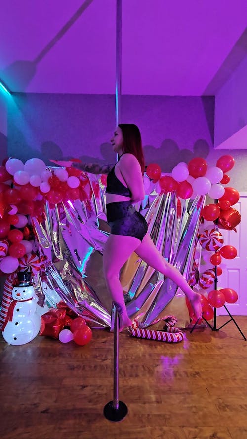 High waisted velvet pole shorts - Betty