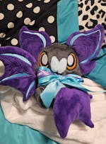 CUSTOM | Colorful Sitting Bat Plushie
