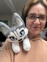 ITH Husky Dog Plush Embroidery Pattern