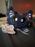 WEIGHTED | Jumbo Silver Egyptian Dragon Plushie | Khepri