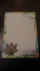 Green Magical Dragon Notepad | A6 Dragon Notepads