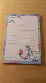 Rainbow Dragon Notepad | A6 Dragon Notepads