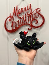 CUSTOM ORDER |  Black & White Dragon Embroidery Pattern