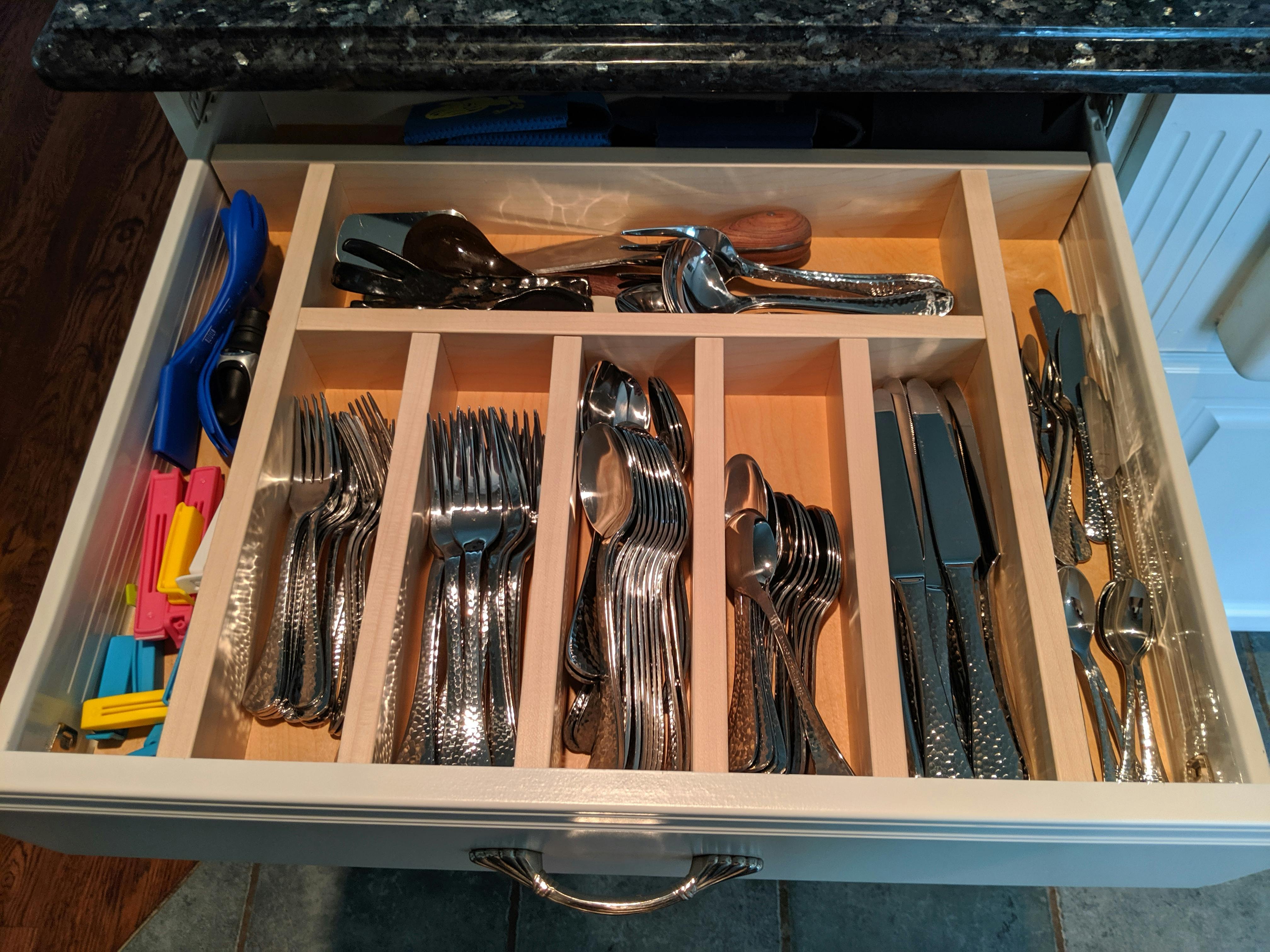 Custom Sized Silverware Organizers – DrawerEssentials.com – Drawer ...