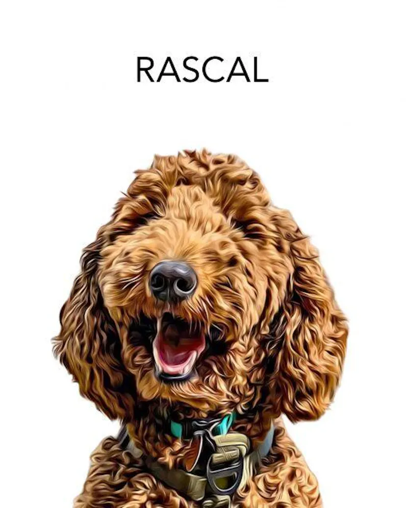 Custom Pet Portrait From Photo