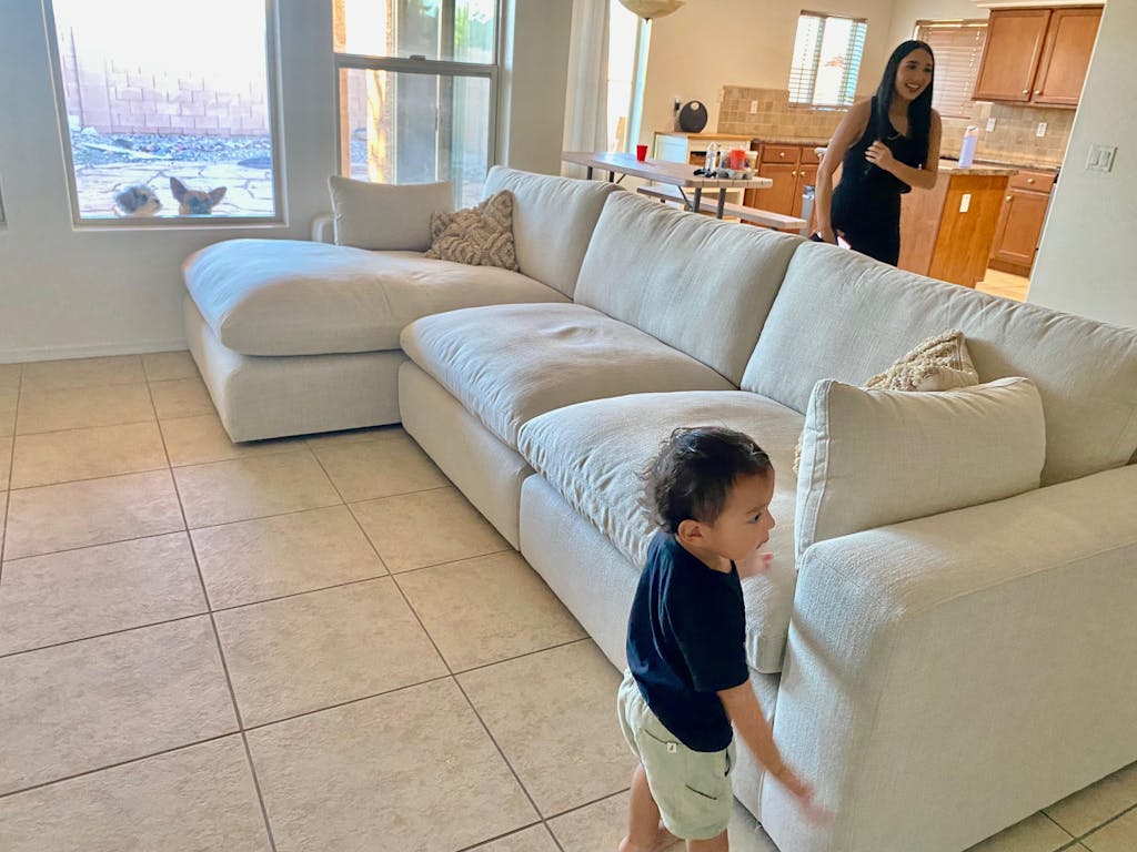 Elyza Beige™ Cloud Sofa