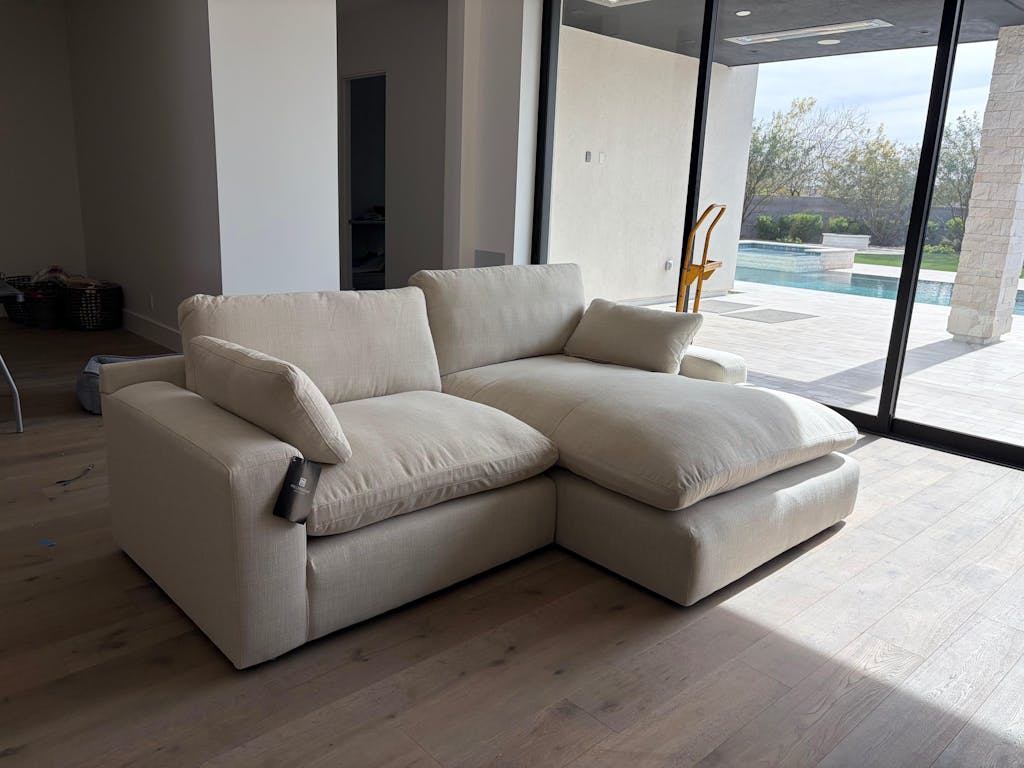 Elyza Beige™ Cloud Loveseat