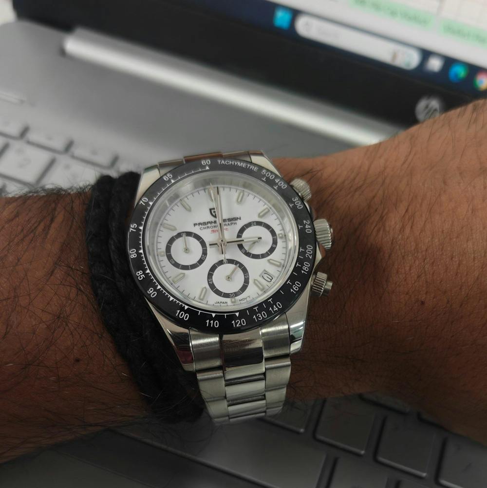 Pagani Design PD-1644 Daytona Chronograph Luxury Meca-quartz Movement (Japanese VK63) | Stainless Steel Men's 40MM Watch