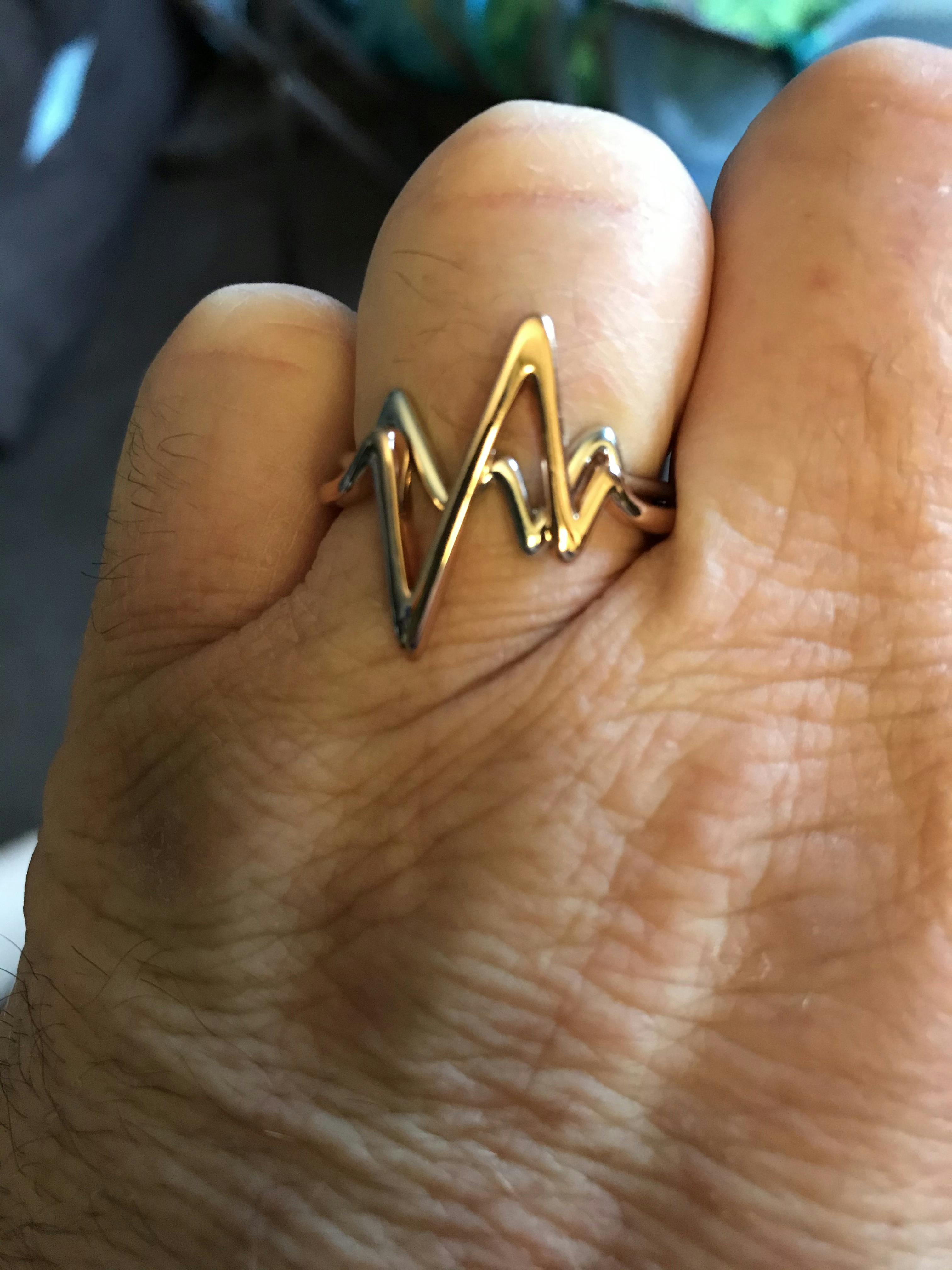 Heartbeat Ring | Jewelry by V Coterie