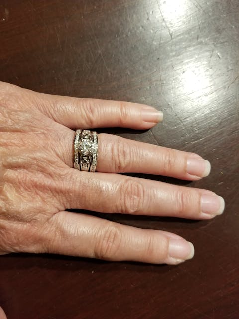 Sterling Silver Stackable Eternity CZ Ring