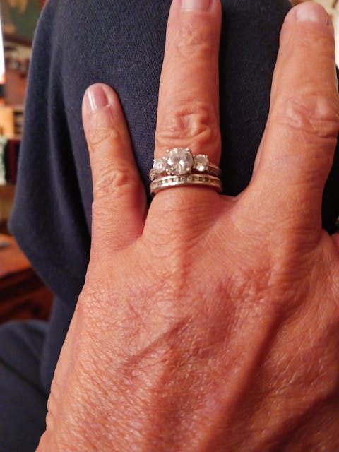 Sterling Silver Stackable Eternity CZ Ring