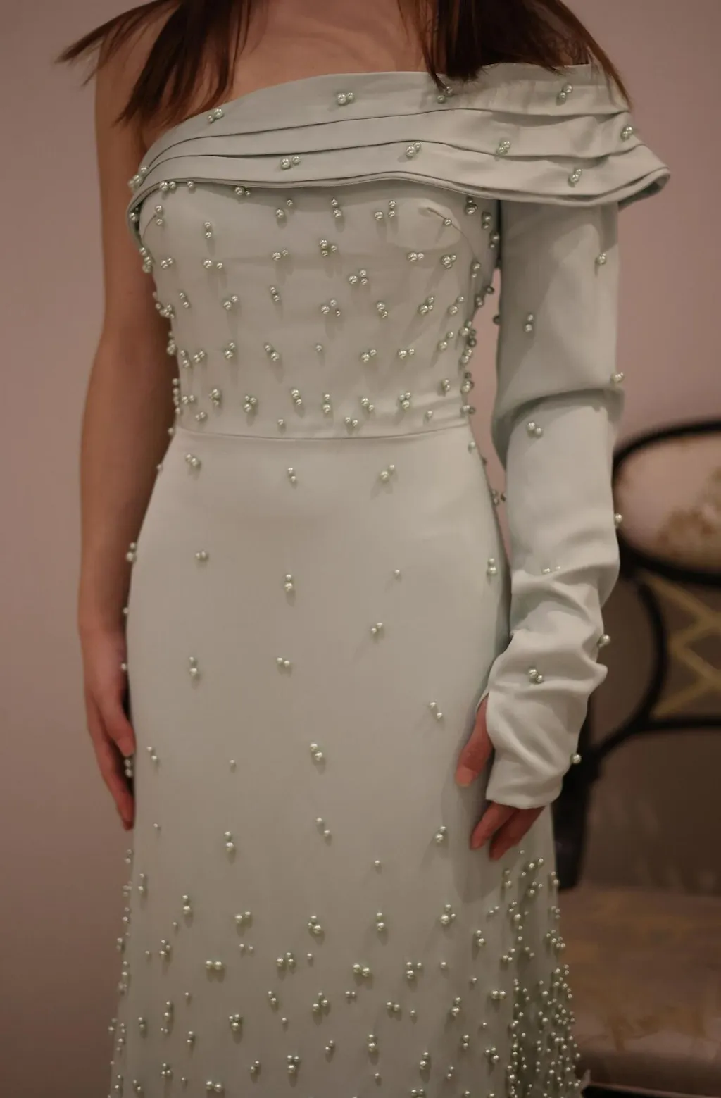 On Sale no return no refundDubai dark Green Mermaid Fashion Evening Dresses Evening Gowns LA6519 main image 1