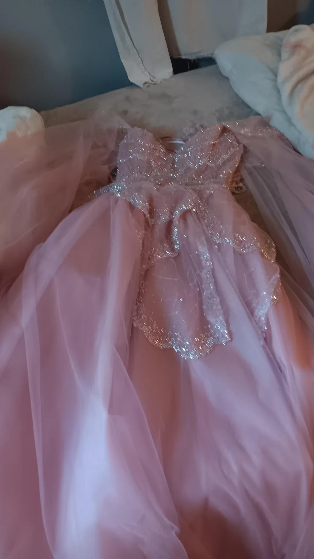 Elegant Off Shoulder Sage Green Evening Dress with Cape Sleeves SS215