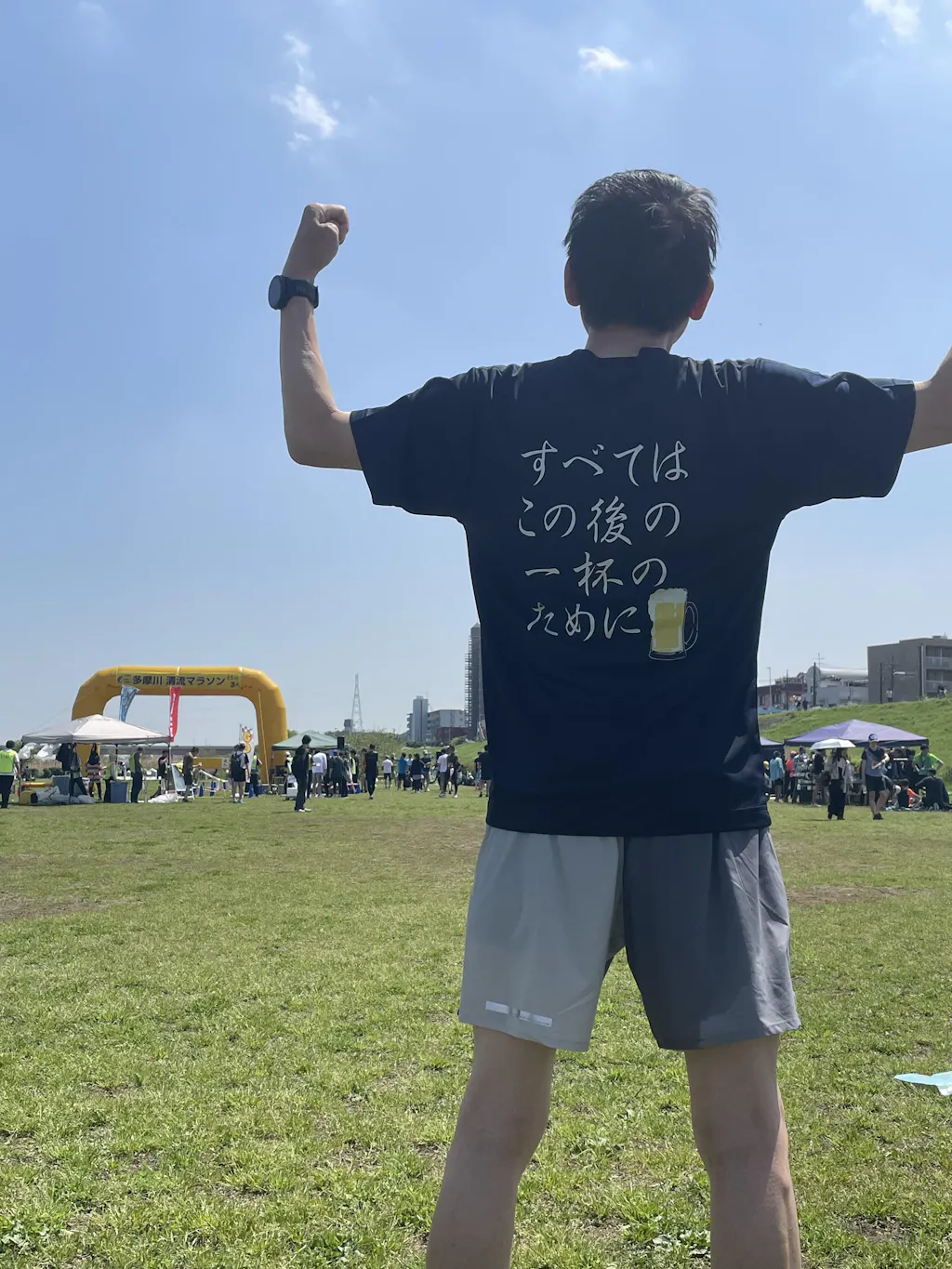 「すべて後の一杯のために」誕生日プレゼントにも最適！居酒屋・飲み会で話題の面白ドライシルキータッチTシャツ｜日本酒・ビール・焼酎・ウイスキー好きにおすすめ