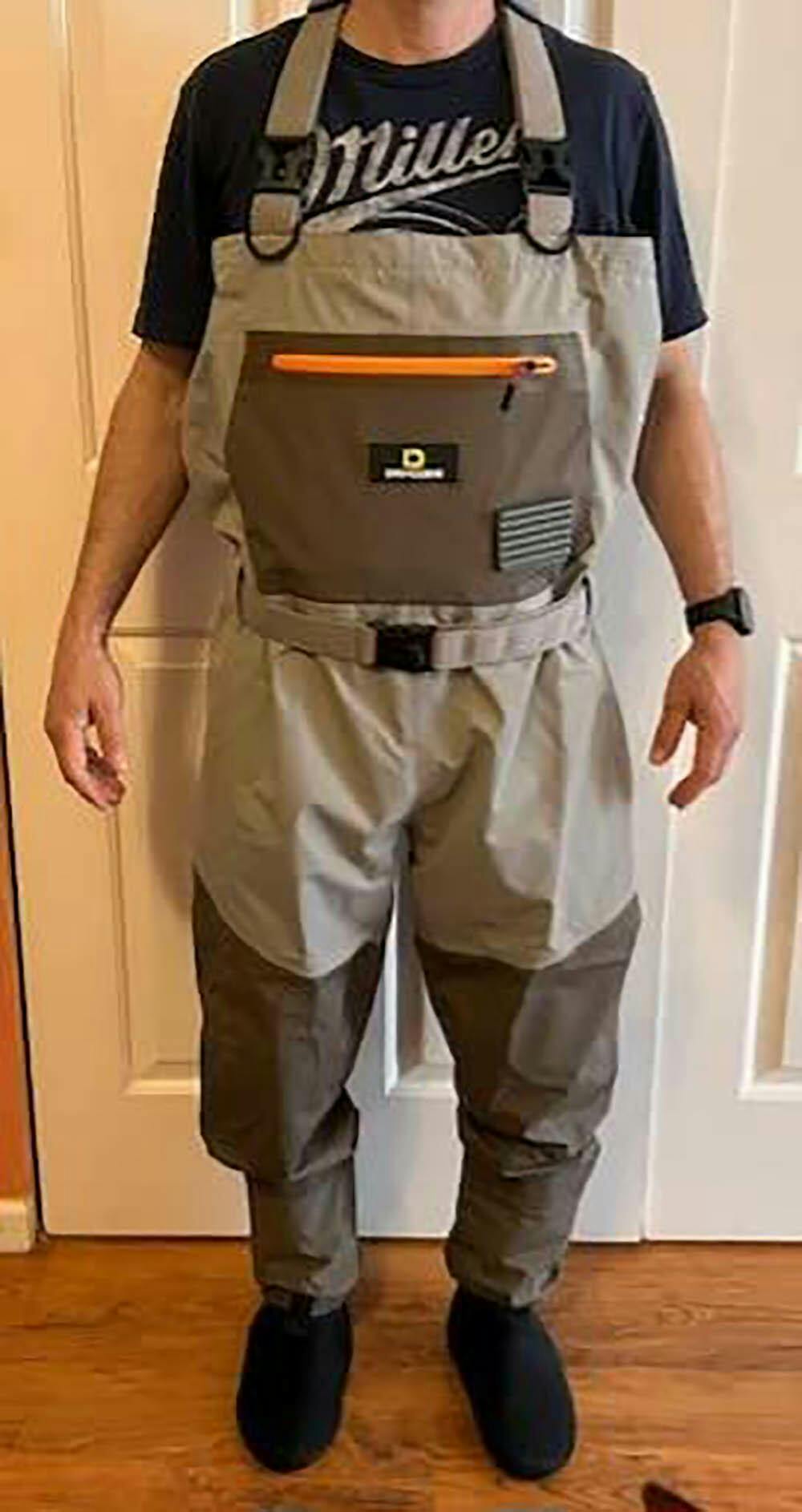 DRYCODE Breathable Waders For Fly Fishing, Stockingfoot Chest Waders