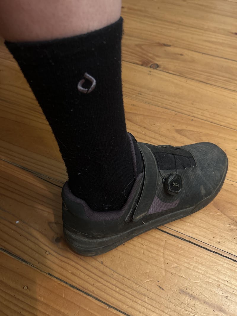 All-Day Performance Cushioned Crew Sock - Black