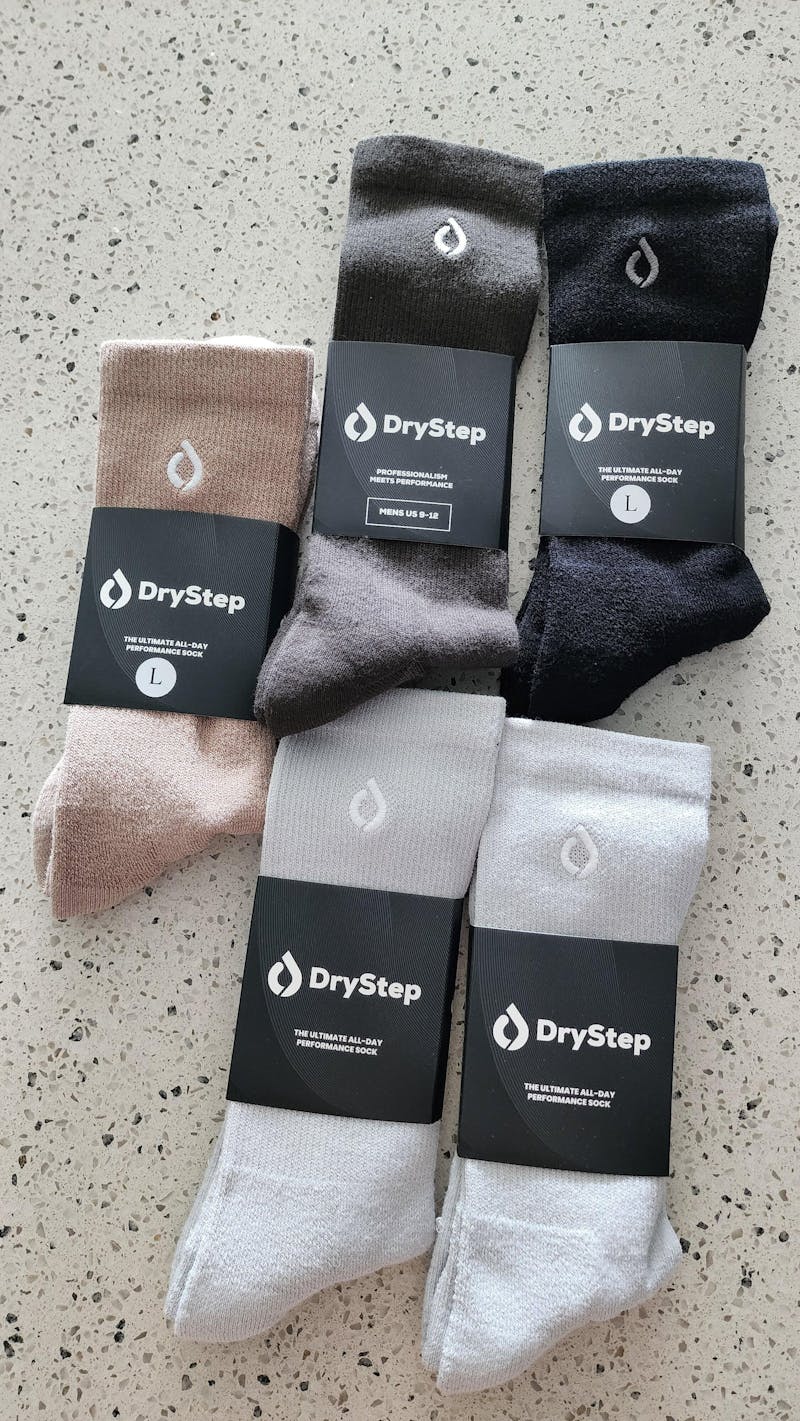 All-Day Performance Cushioned Crew Sock - Midnight Navy