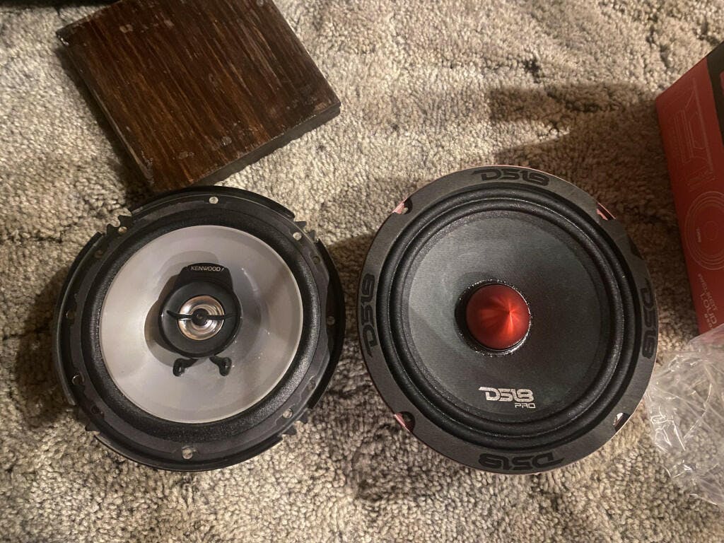 DS18 ELITE 4x6" 2Way Coaxial Speakers with Glass Fiber Cone 180 Watts