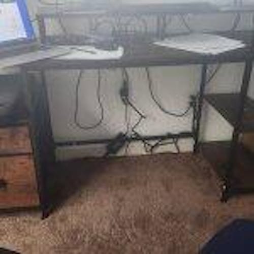 61″ Spacious Industrial-Style Computer Desk - DSARD