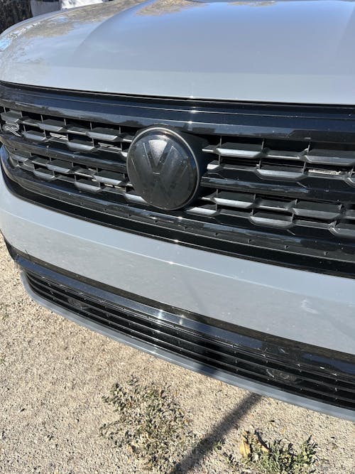 Black VW Emblem Cover Front/Rear for Atlas 2021-2025