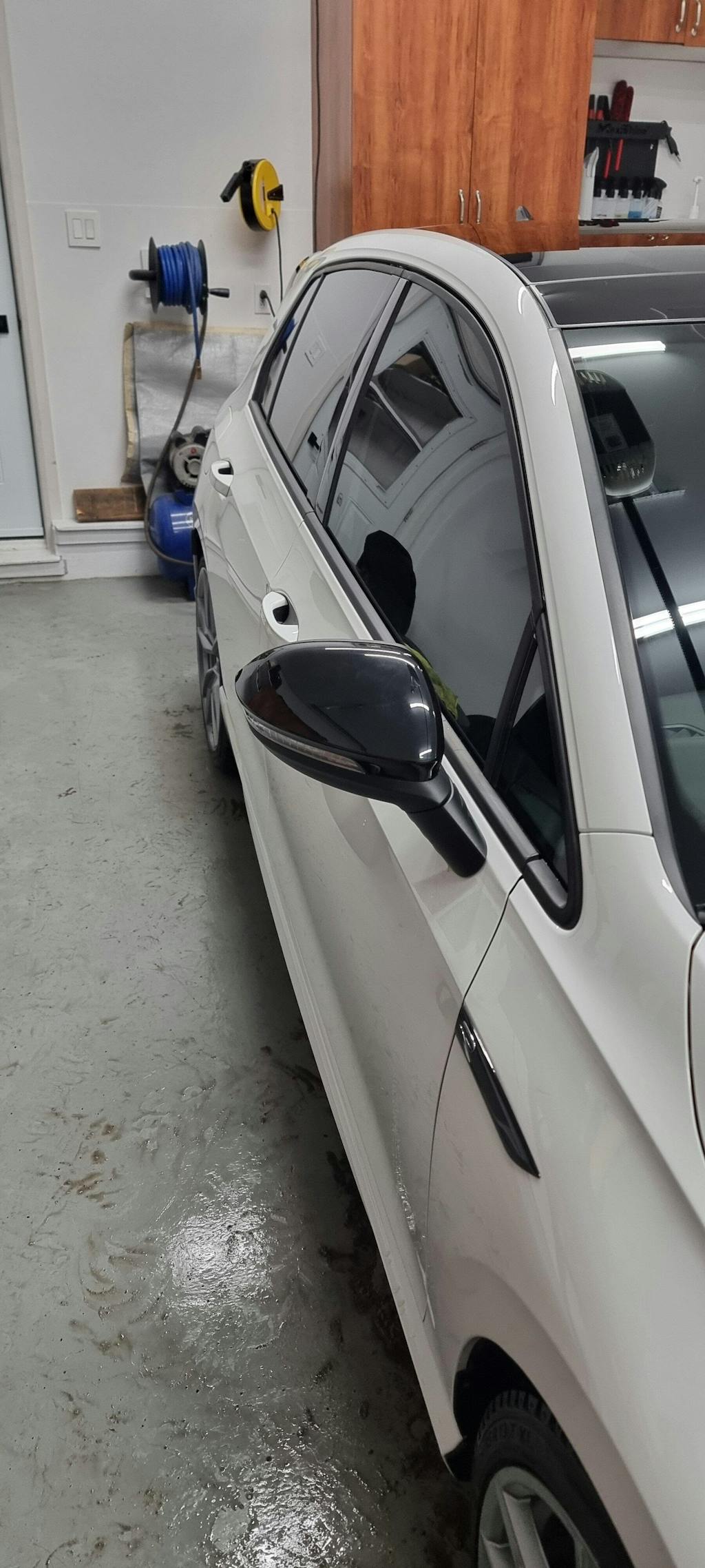 Black Mirror Covers for VW MK8 Golf