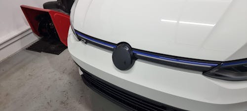 Black VW Emblem Cover Front/Rear for Golf MK8